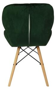 MATIAS VELVET zöld szék
