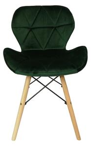MATIAS VELVET zöld szék