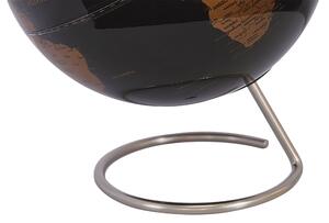 Mágnesezhető fekete és rézszínű földgömb 29 cm CARTIER