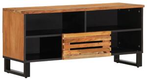 Tömör akácfa TV-szekrény 100 x 34 x 46 cm