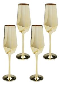 KARE Design Diamond Pezsgőspohár Készlet Arany 365ml