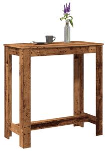 Antik fa színű szerelt fa bárasztal 102 x 50 x 103,5 cm