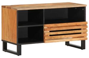 Tömör akácfa TV-szekrény 80 x 34 x 46 cm
