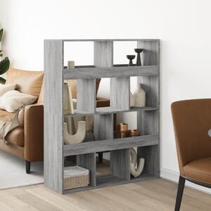 VidaXL szürke sonoma színű szerelt fa térelválasztó 100x33x125,5 cm