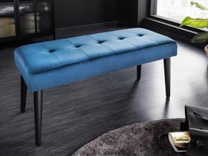 Boutique Velvet kék színű pad 95 cm