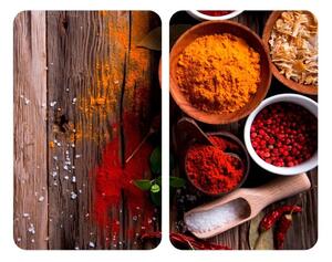 Edzett üveg tűzhely fedőlap szett 2 db-os 40x52 cm XL Spices – Wenko