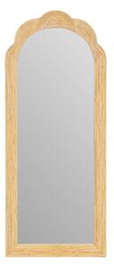 Ívelt fali tükör rattan kerettel 170 x 70 cm - ROSEAU