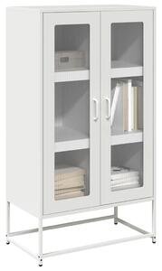 VidaXL Magastábla Fehér 68x39x123 cm Acél