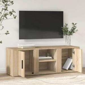 Sonoma tölgyszínű szerelt fa tv-szekrény 100x31,5x35 cm