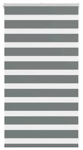 VidaXL zebrafüggönnyel sötét szürke szövetszélesség 65,9 cm poliészter