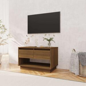 Barna tölgy színű forgácslap tv-szekrény 70 x 41 x 44 cm