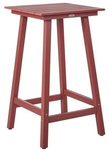 Kerti bárasztal ADIRONDACK 60 cm 59 cm Szintetikus anyag Piros