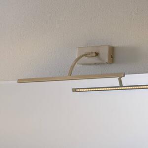 Freelight LED fali lámpa Matisse, 45 cm széles, ezüst színű, dimmelhető, Króm / ezüst, Nappali / Étkező, fém, Modern
