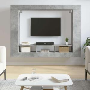 VidaXL betonszürke műfa TV-szekrény 152x22x113 cm