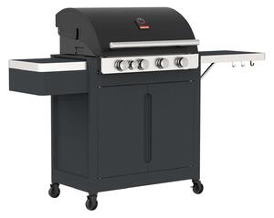 Barbecook BC-GAS-2038 Stella 4311 gázgrill, tárolóval, infravörös oldalégővel, 174x59x119cm