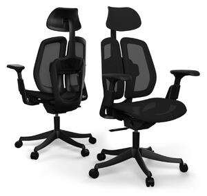 Ergonomikus irodai szék Liftor Active, fekete (háló)