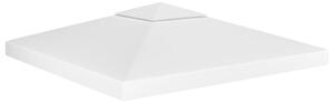 Fehér kétszintes pavilon-tetőponyva 310 g/m² 3 x 3 m