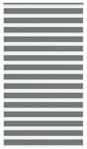 VidaXL zebrafüggönnyel sötét szürke szövetszélesség 130,9cm poliészter