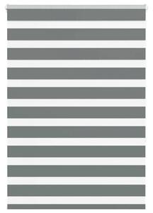 VidaXL zebrafüggönnyel sötét szürke szövetszélesség 100,9cm poliészter