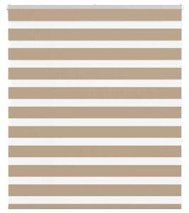 Zebrafüggönnyel homokbarna szövetszélesség 115,9 cm poliészter