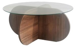 Design dohányzóasztal Jameela 75 cm dió utánzata