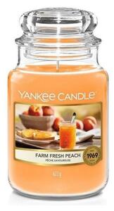 Yankee Candle Yankee Candle - Illatosított gyertya FARM FRESH PEACH nagy 623g 110-150 órás YC0013