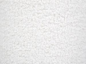 Fehér buklépuff ⌀ 45 cm TIOGA