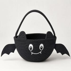 TRICK OR TREAT kosár Ø 20 cm , denevér