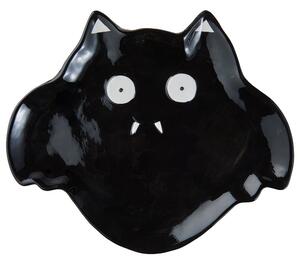 HALLOWEEN dekor tányér 26 cm , denevér