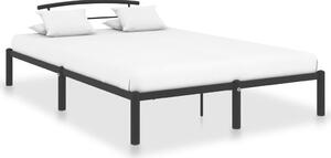 VidaXL fekete fém ágykeret 140 x 200 cm