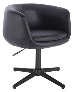 HC333CROSS Fekete modern szék fekete lábbal