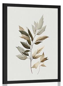Poszter luxus minimalista levelek