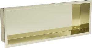 Mexen X-Wall-R, falra szerelhető polc gallérral 60 x 20 cm, arany fényes, 1950602010
