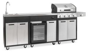 BR-K4PLUS komplett kerti grillpult 4+1 égős
