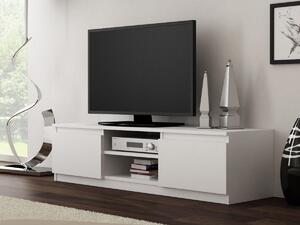 AMI bútorok TV állvány MALTA 140 széles fehér