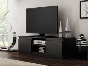AMI bútorok TV állvány MALTA 140 széles fekete