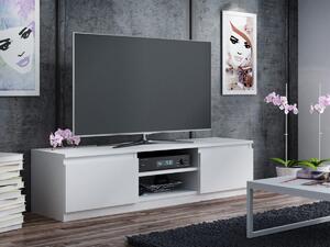 AMI bútorok TV állvány MALTA 120 széles fehér