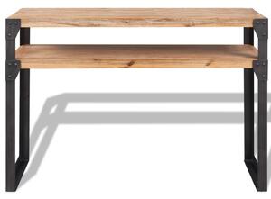 VidaXL Konzolasztal tömör akácfa 120x40x85 cm