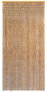 VidaXL bambusz szúnyogháló ajtófüggöny 100 x 220 cm