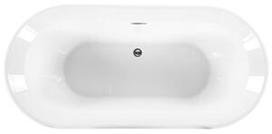 Fehér szabadon álló fürdőkád 170 x 80 cm OVALLE
