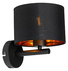 Modern fali lámpa fekete arannyal - VT 1