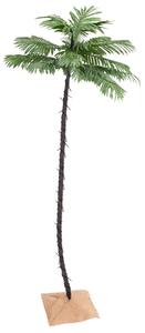 VidaXL LED-es pálmafa 136 meleg fehér LED-del 220 cm