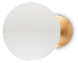 Ideal Lux Eclissi arany-fehér LED fali lámpa (IDE-259048) LED 1 izzós IP20