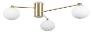 Ideal Lux Hermes fehér-arany mennyezeti lámpa (IDE-288260) G9 3 izzós IP20