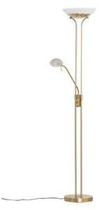 Állólámpa Lindby, Yveta, dimmable, Arany / Sárgaréz, Nappali, Fém, Modern