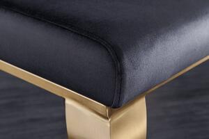 Design szék Rococo fekete / arany