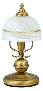 Éjjeli lámpa e14 40w fehér/bronz flossi