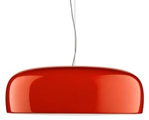 Függőlámpa FLOS, SMITHFIELD S, dimmable, Piros, Nappali, Fém, Dizájn