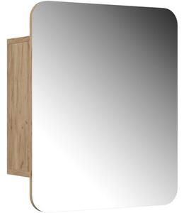Vicco Zino fürdőszobai tükörszekrény, arany tölgy, 60 cm, polcokkal