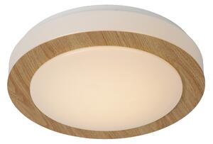 Lucide Dimy barna-fehér LED fürdőszobai mennyezeti lámpa (LUC-79179/12/72) LED 1 izzós IP21